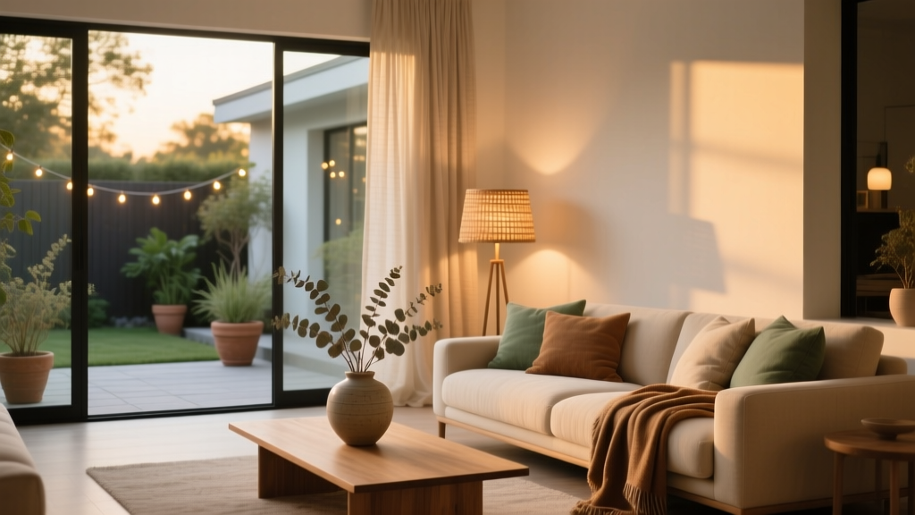Living Room Cozy Summer Evening Setup - The Decor Mag