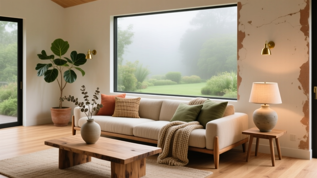 Living Room Earthy Organic Modern - The Decor Mag