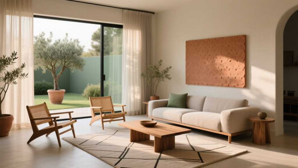 Living Room Earth Tone Color Palettes - The Decor Mag