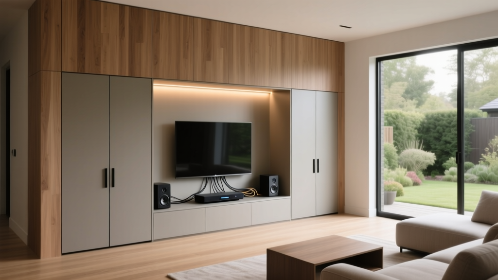 Living Room Entertainment Center Hideaway Ideas - The Decor Mag