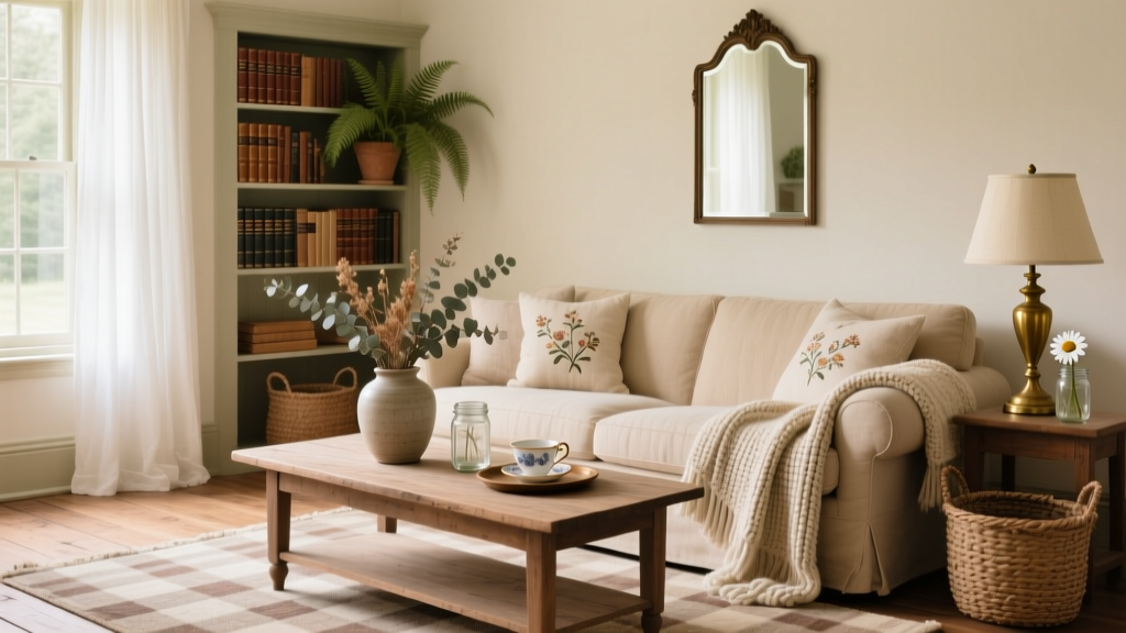 Living Room English Country Cottage Feel - The Decor Mag