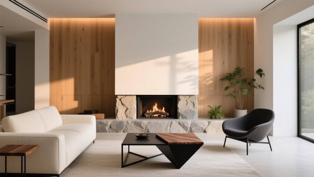 Living Room Fireplace Design Ideas - The Decor Mag