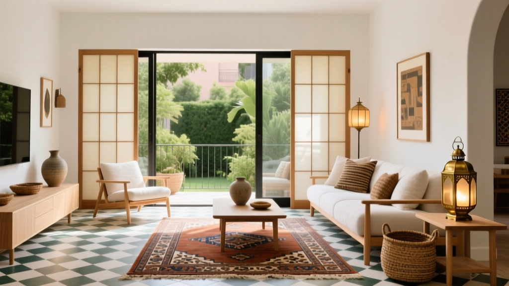 Living Room Global Bazaar Style - The Decor Mag