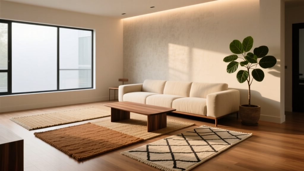 Living Room Layered Rug Ideas - The Decor Mag