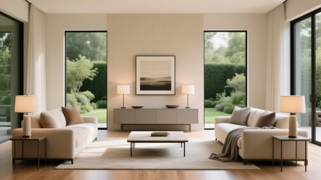 Living Room Symmetrical Design Principles - The Decor Mag