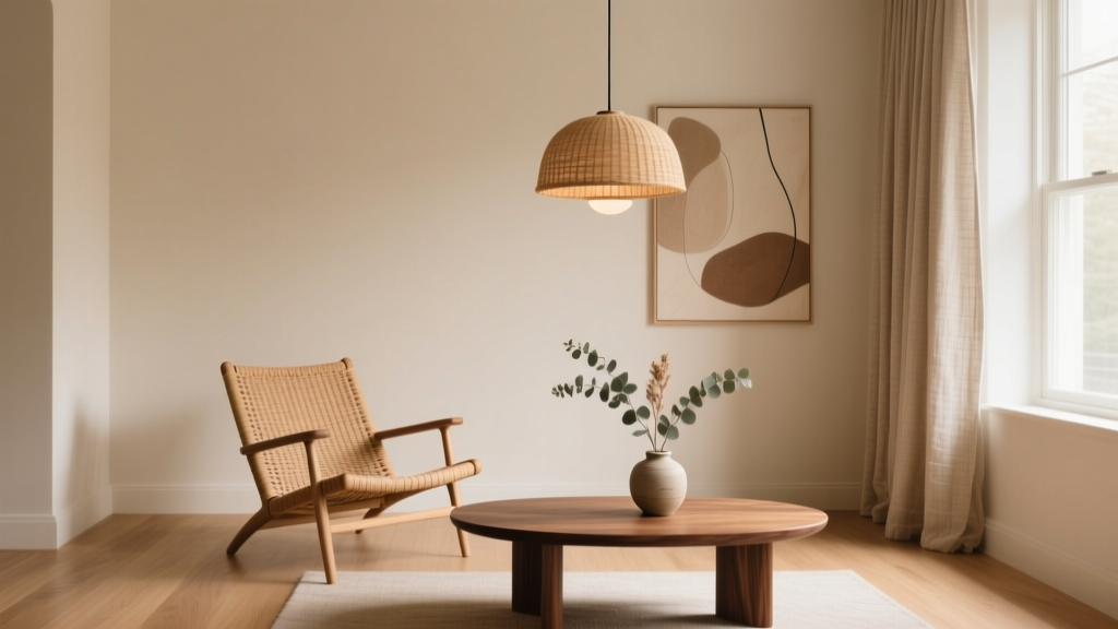 Living Room Warm Minimalist Approach - The Decor Mag