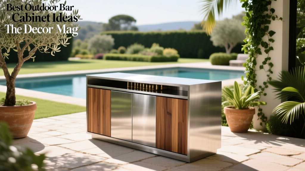 Best Outdoor Bar Cabinet Ideas - The Decor Mag