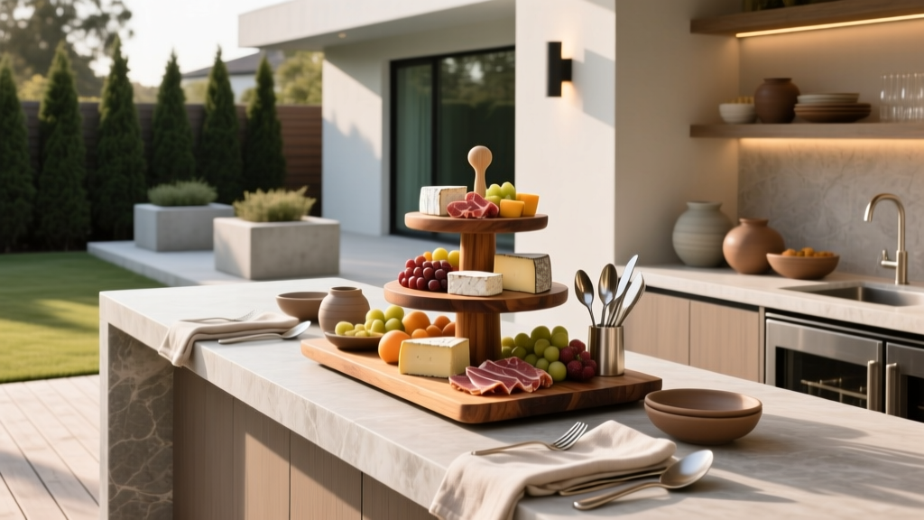 Best Outdoor Bar Charcuterie Station - The Decor Mag