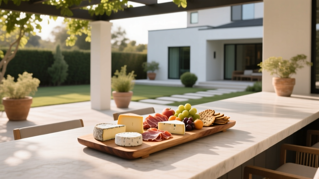 Best Outdoor Bar Cheese Board Display - The Decor Mag