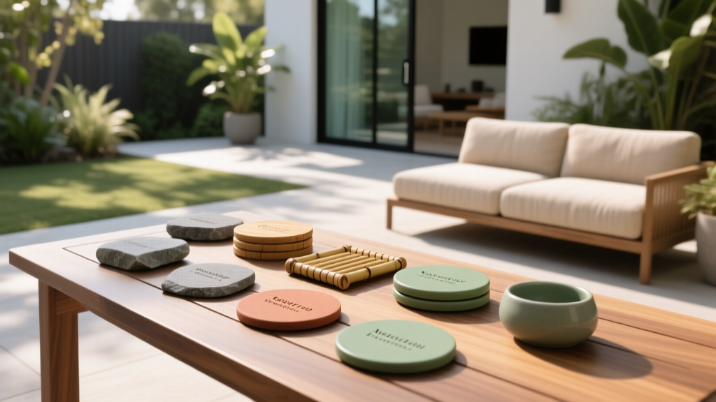 Best Outdoor Bar Coaster Set Ideas - The Decor Mag