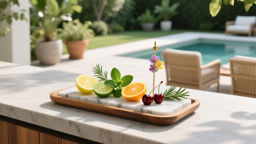 Best Outdoor Bar Garnish Tray Ideas - The Decor Mag