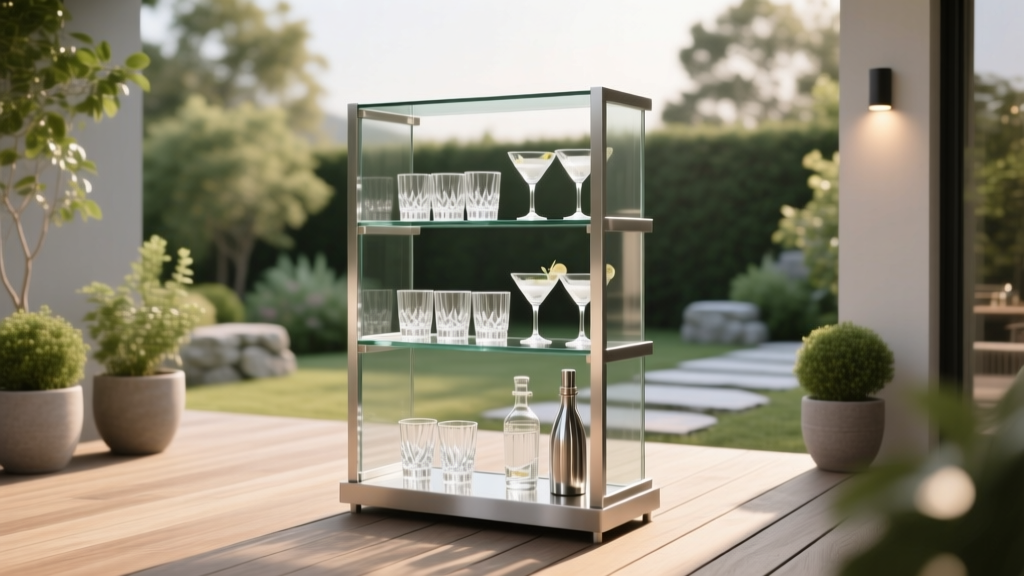 Best Outdoor Bar Glass Rack Storage - The Decor Mag