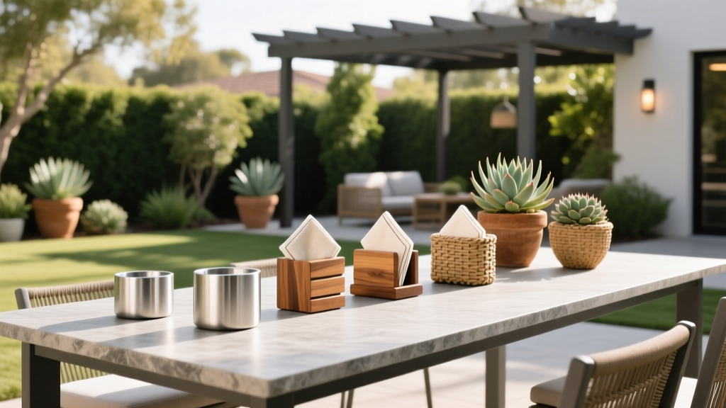 Best Outdoor Bar Napkin Holder Ideas - The Decor Mag