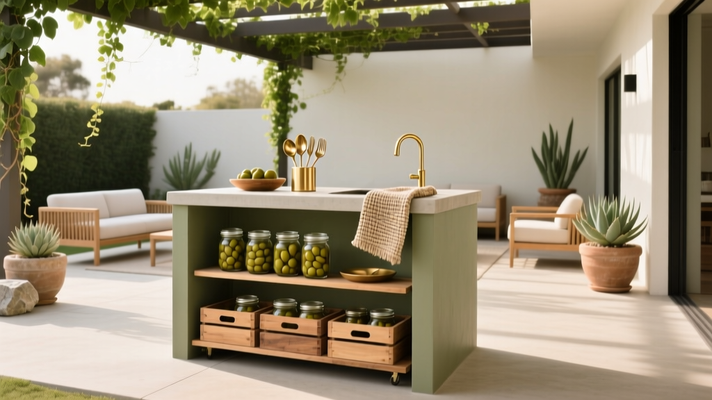 Best Outdoor Bar Olive and Pickle Station - The Decor Mag