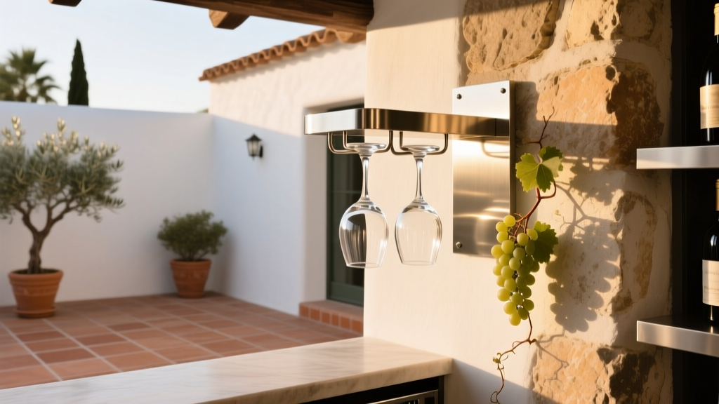 Best Outdoor Bar Wine Glass Hanger - The Decor Mag