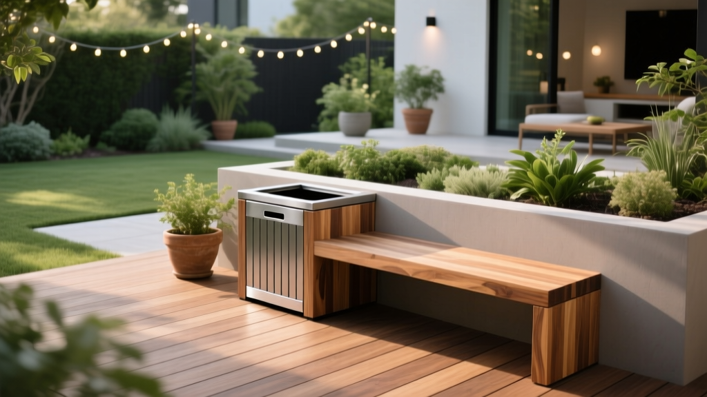 Best Outdoor Bar Trash Bin Hideaway - The Decor Mag