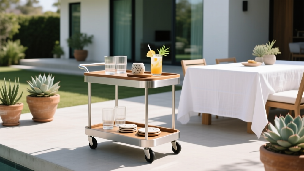 Best Outdoor Drink Tray Cart Ideas - The Decor Mag