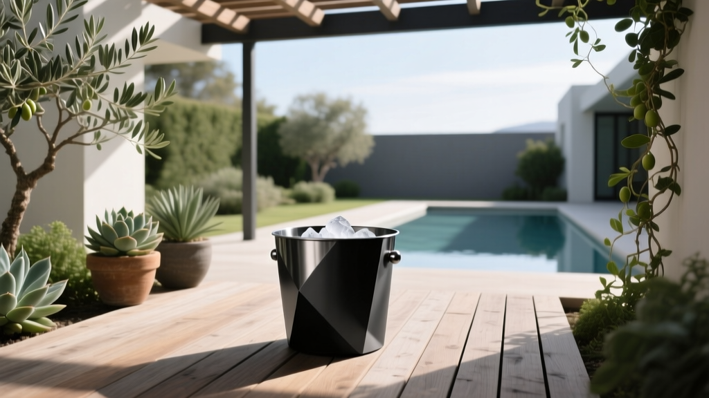 Best Outdoor Ice Bucket Station Ideas - The Decor Mag