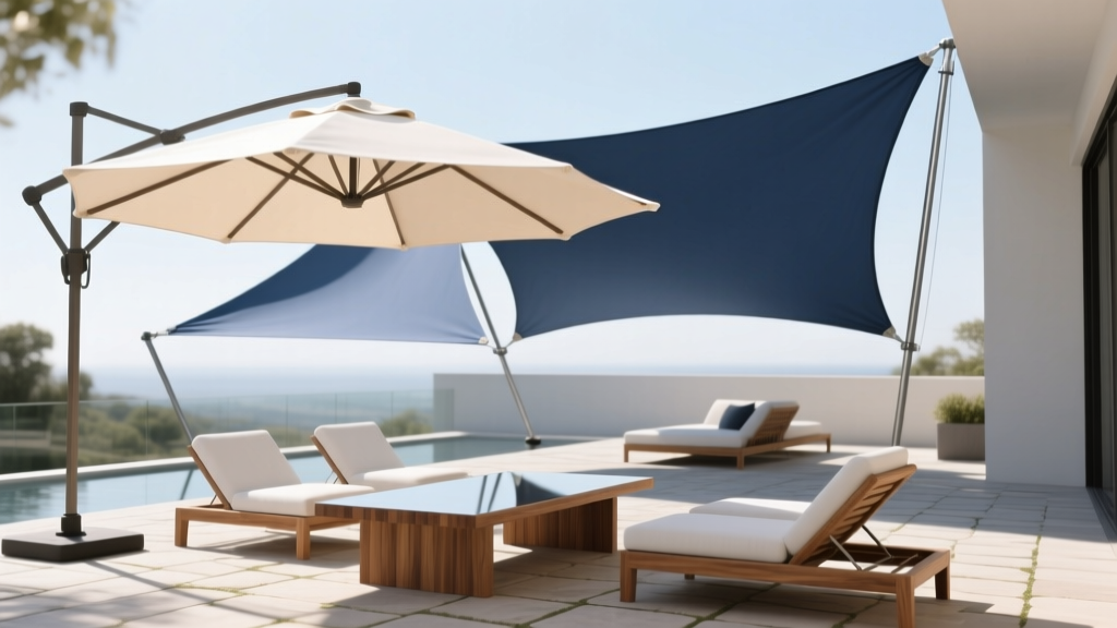 How to Choose Outdoor Umbrella or Sail Shade - The Decor Mag
