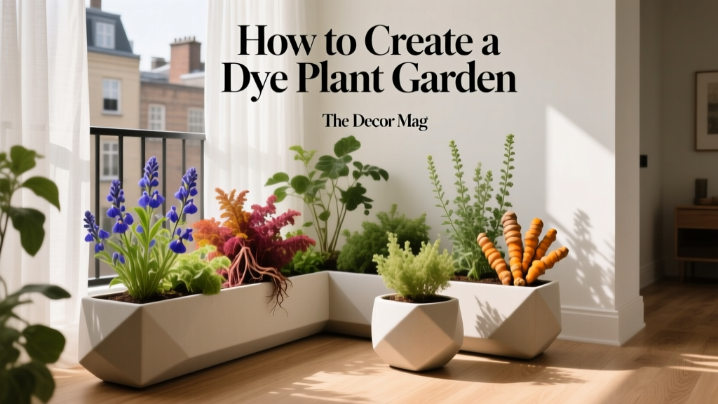 How to Create a Dye Plant Garden - The Decor Mag