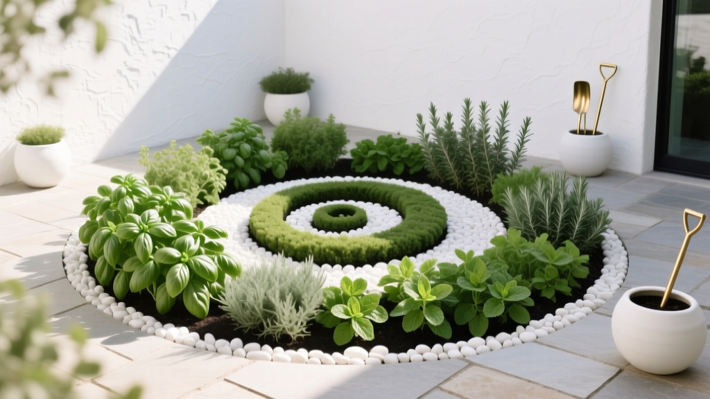 How to Create a Spiral Herb Garden - The Decor Mag