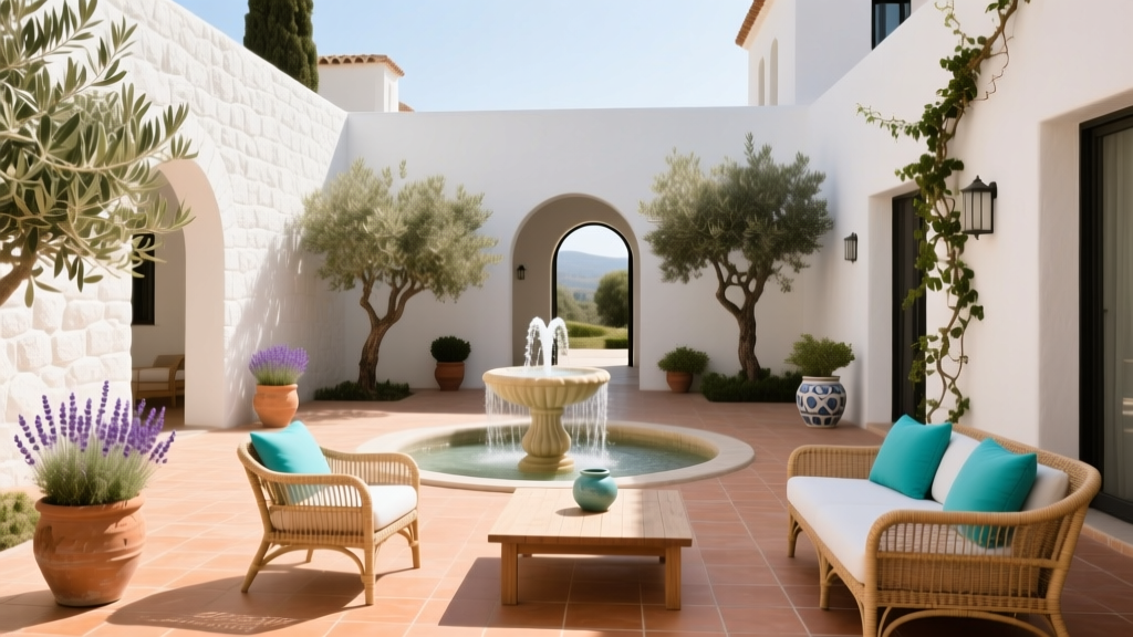 How to Design a Mediterranean Courtyard - The Decor Mag