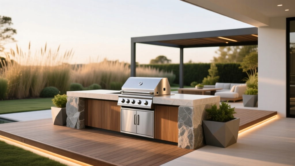 Outdoor Built-In Grill Station Ideas - The Decor Mag