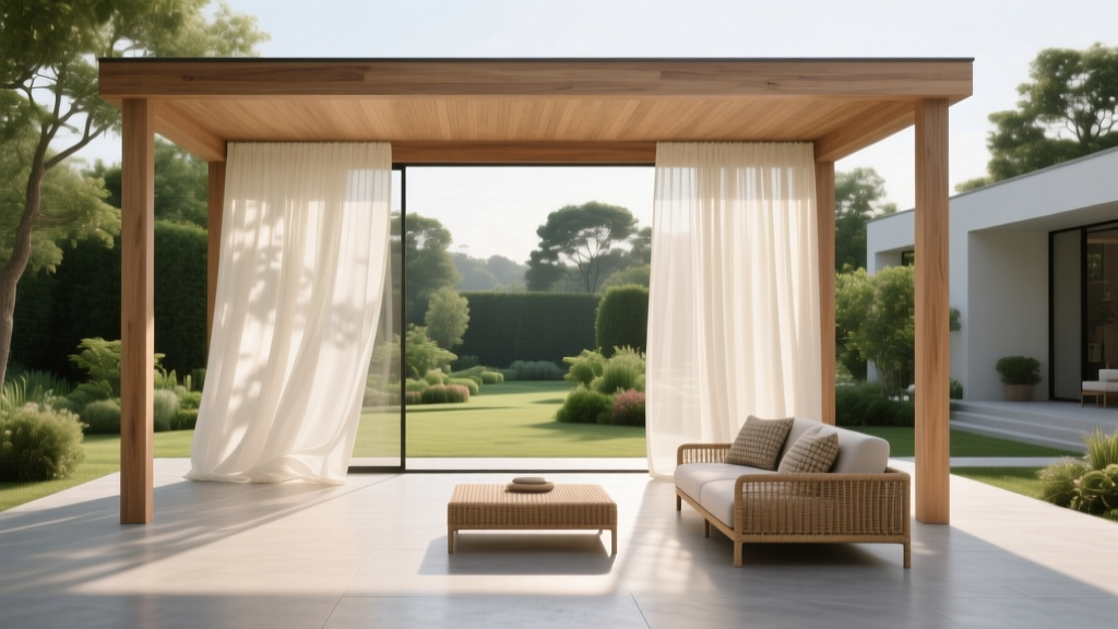 Outdoor Gazebo with Screen Curtains - The Decor Mag