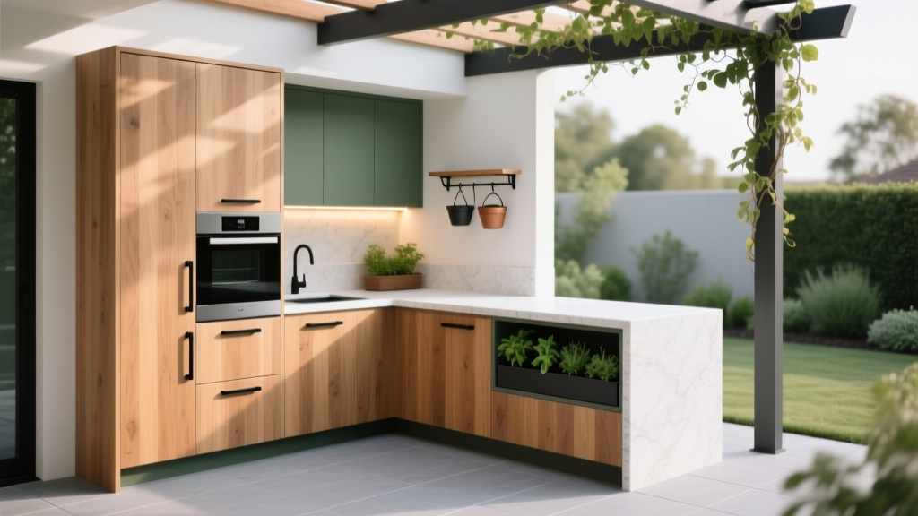 Outdoor Kitchen Corner Cabinet Ideas - The Decor Mag