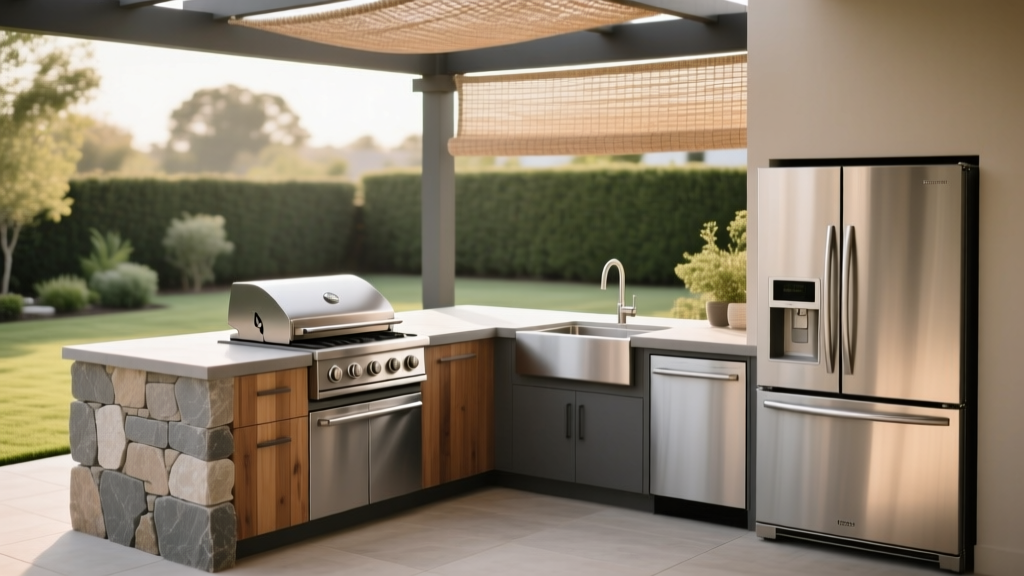 Outdoor Kitchen Appliance Weather Protection - The Decor Mag