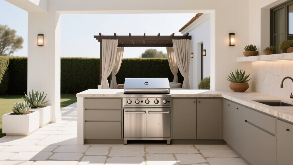 Outdoor Kitchen Flat Top Grill Setup - The Decor Mag