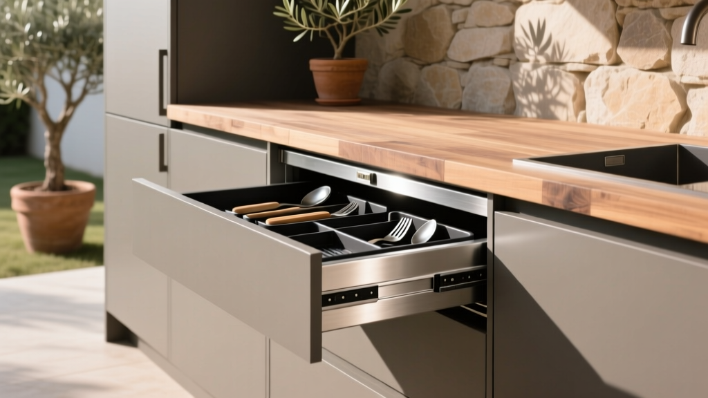 Outdoor Kitchen Drawer Slide Materials - The Decor Mag