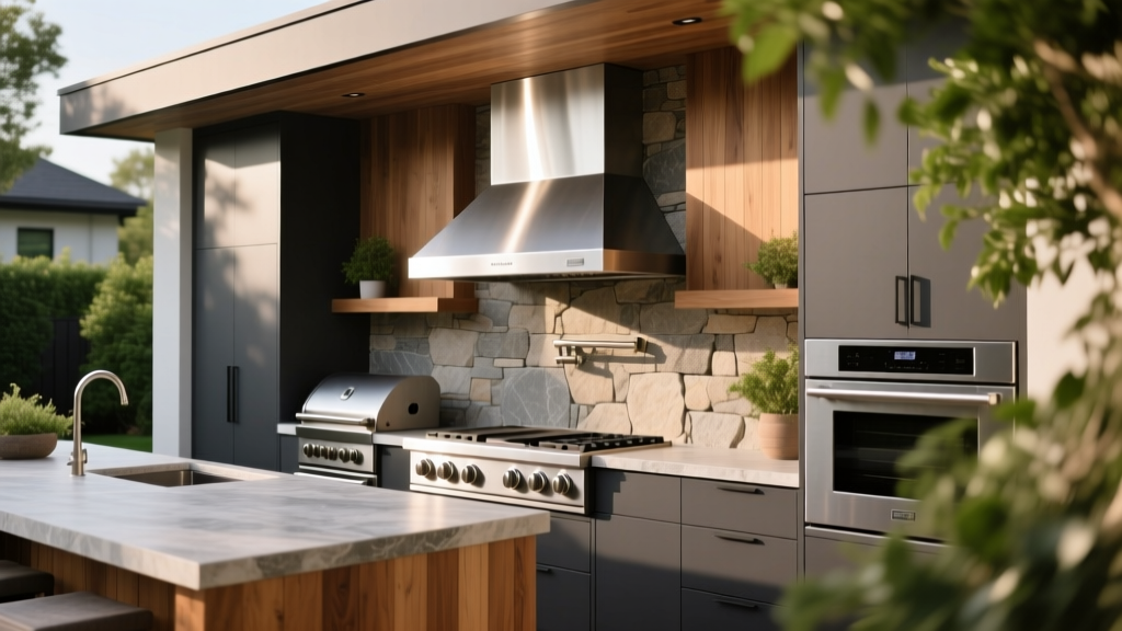 Outdoor Kitchen Range Hood Exterior - The Decor Mag