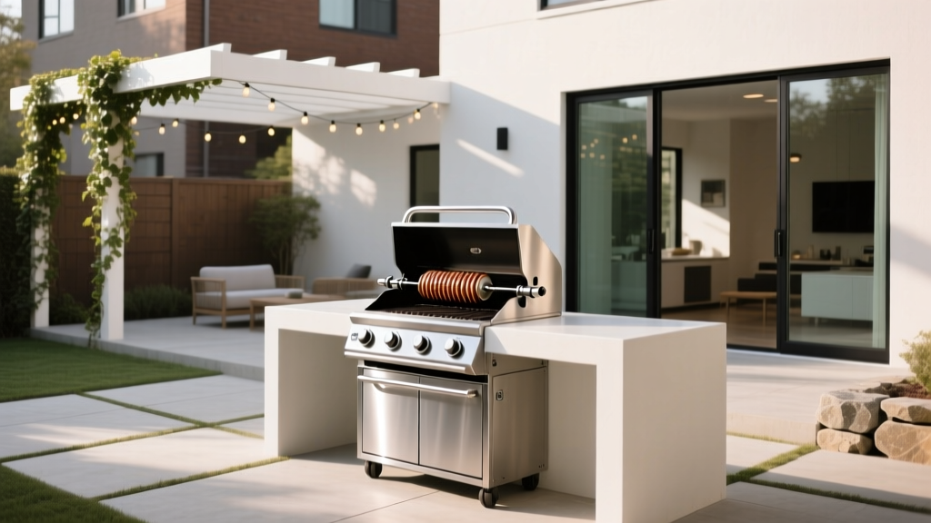 Outdoor Kitchen Rotisserie Attachment Guide - The Decor Mag