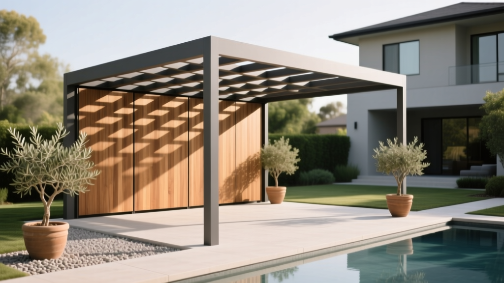 Outdoor Pergola Lattice Roof Pattern - The Decor Mag