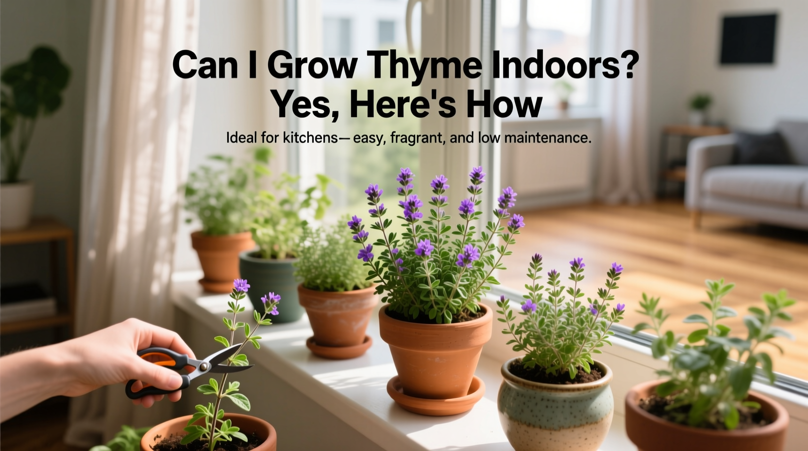 Can I Grow Thyme Indoors? Yes, Here's How