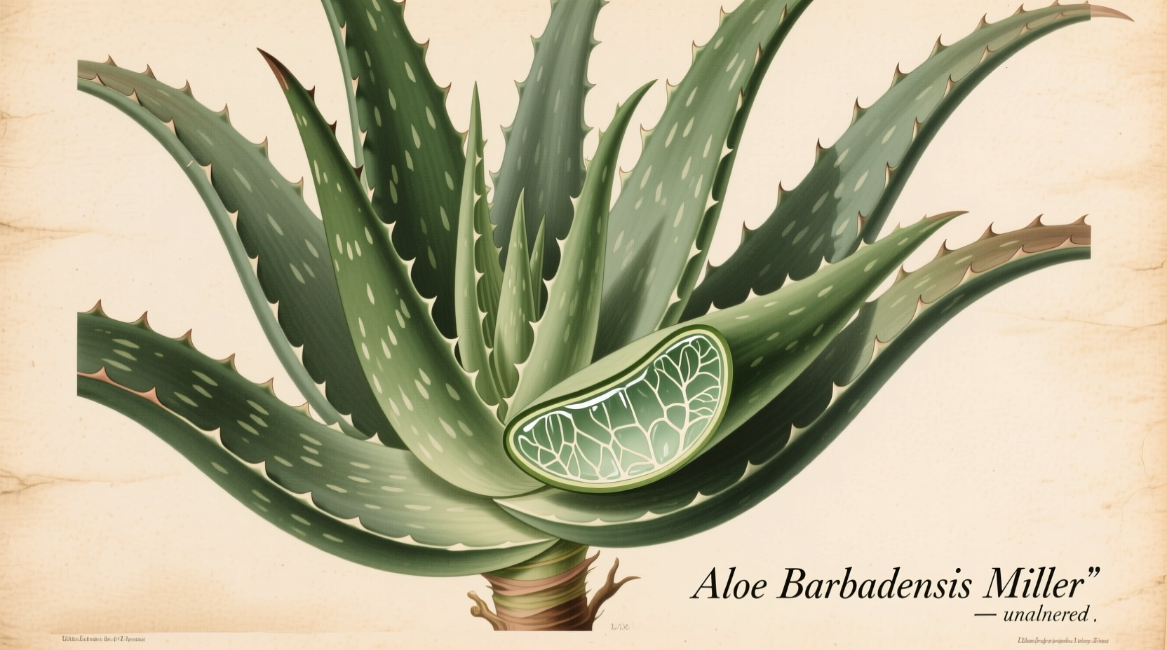 Scientific Name of Aloe Vera: Aloe Barbadensis Miller
