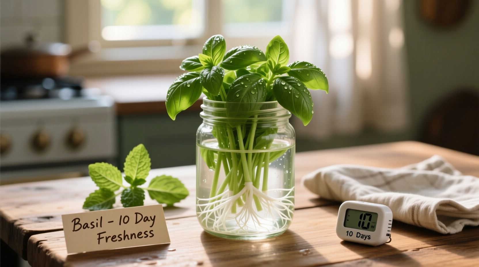 How to Keep Fresh Cut Basil Fresh for 10 Days