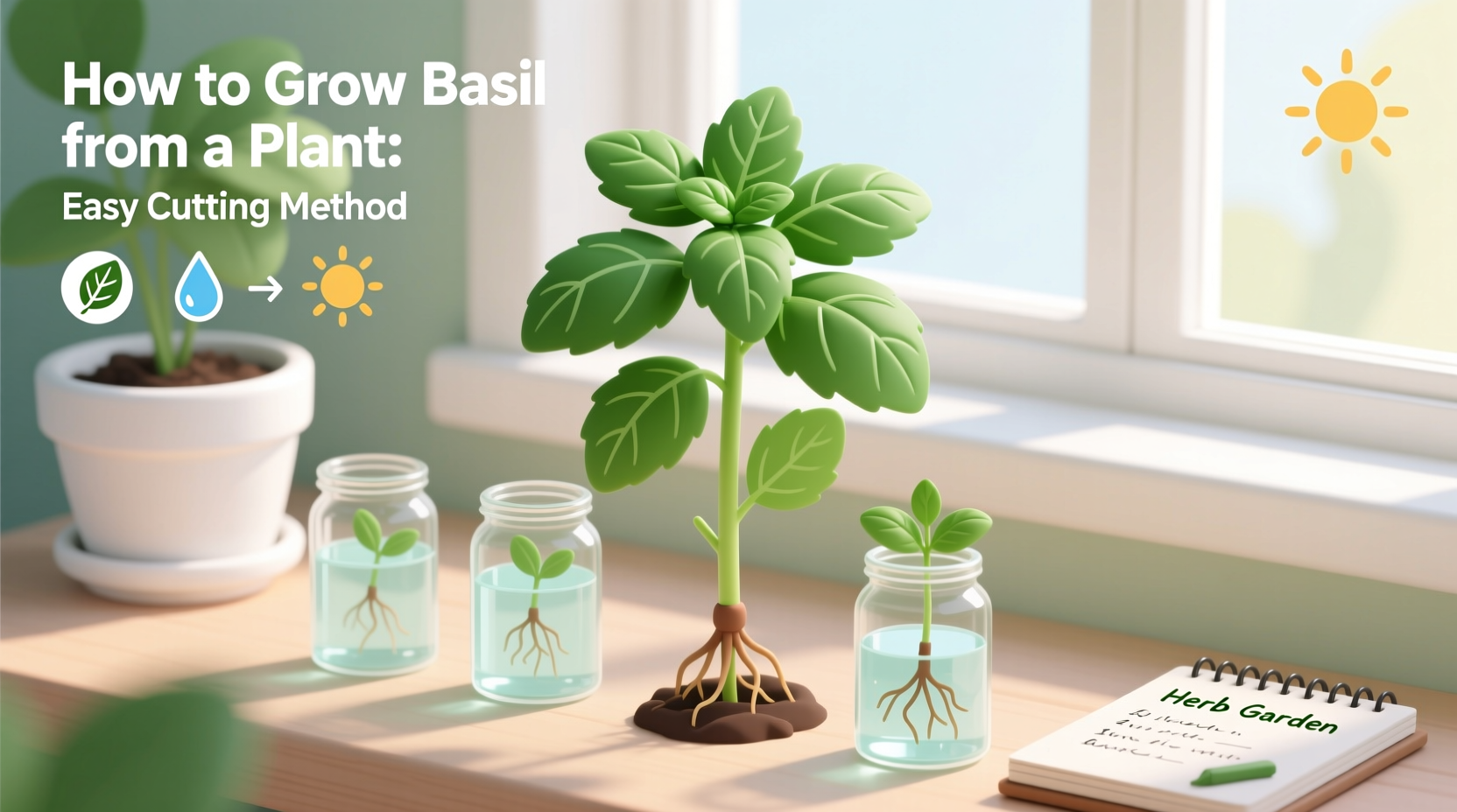How to Grow Basil from a Plant: Easy Cutting Method