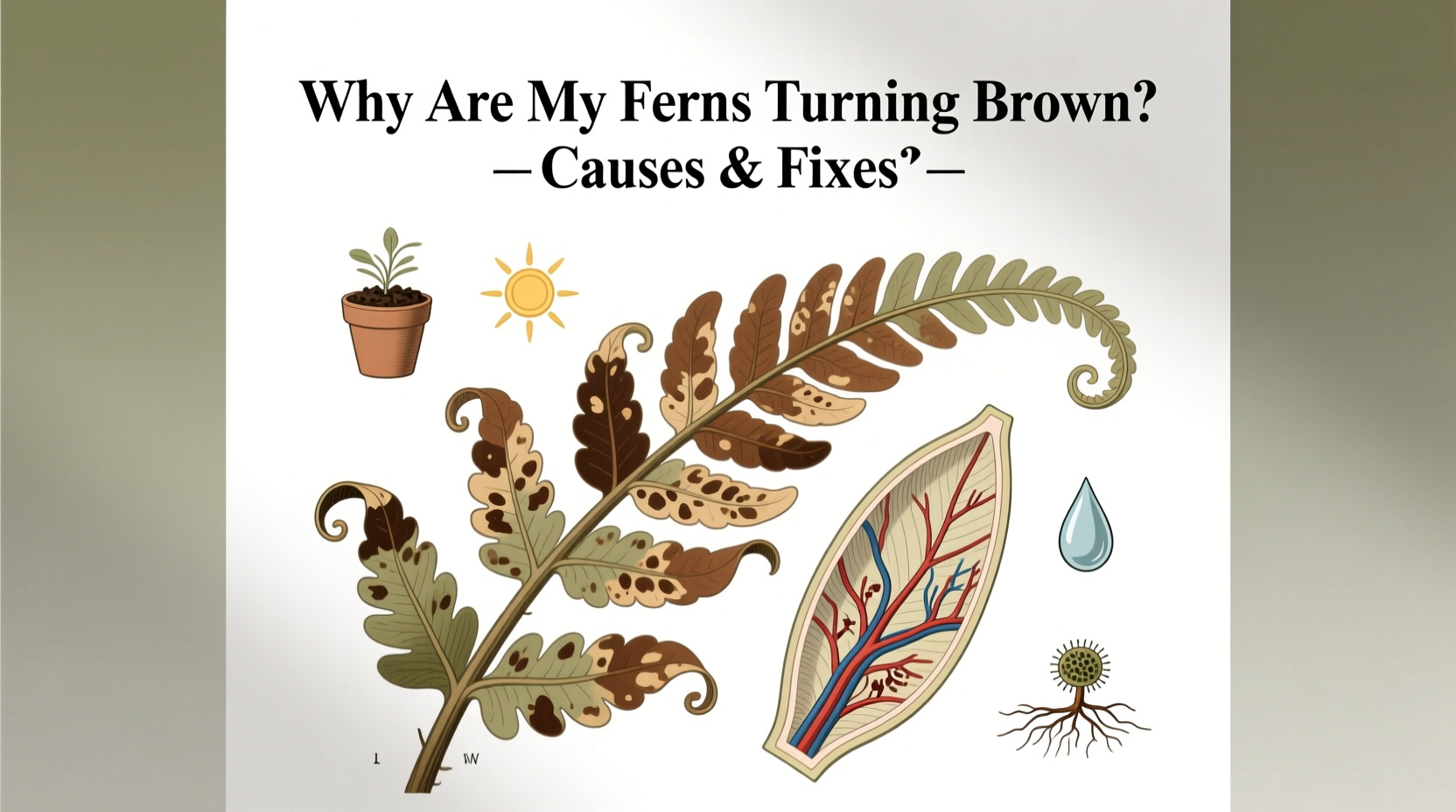 Why Are My Ferns Turning Brown? Causes & Fixes