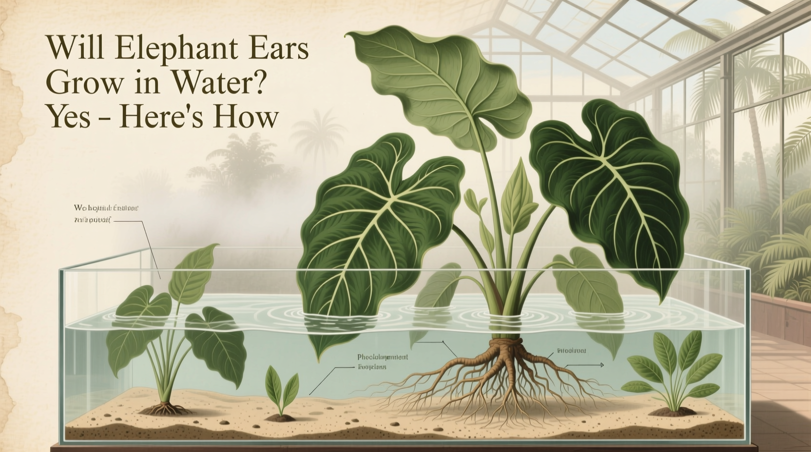 Will Elephant Ears Grow in Water? Yes – Here's How