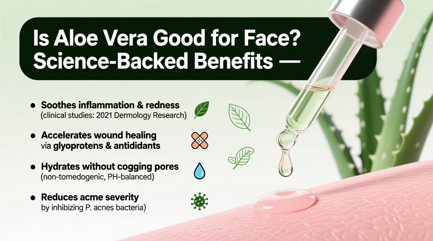 Is Aloe Vera Good for Face? Science-Backed Benefits