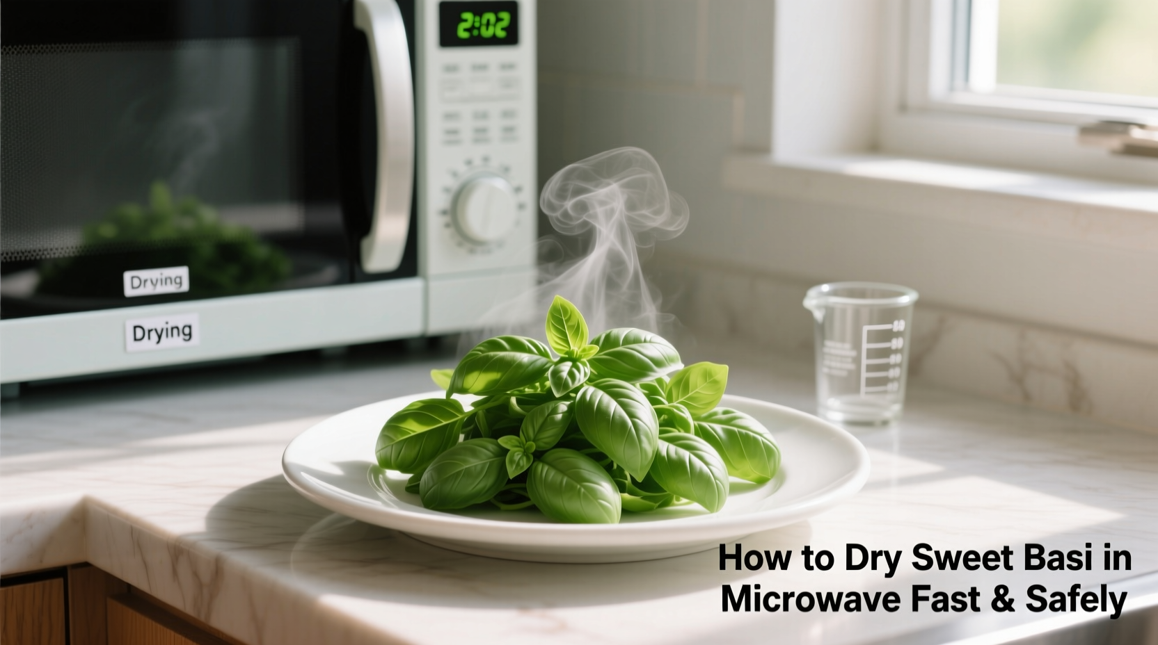 How to Dry Sweet Basil in Microwave Fast & Safely