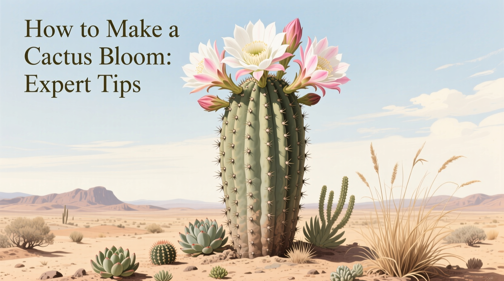 How to Make a Cactus Bloom: Expert Tips