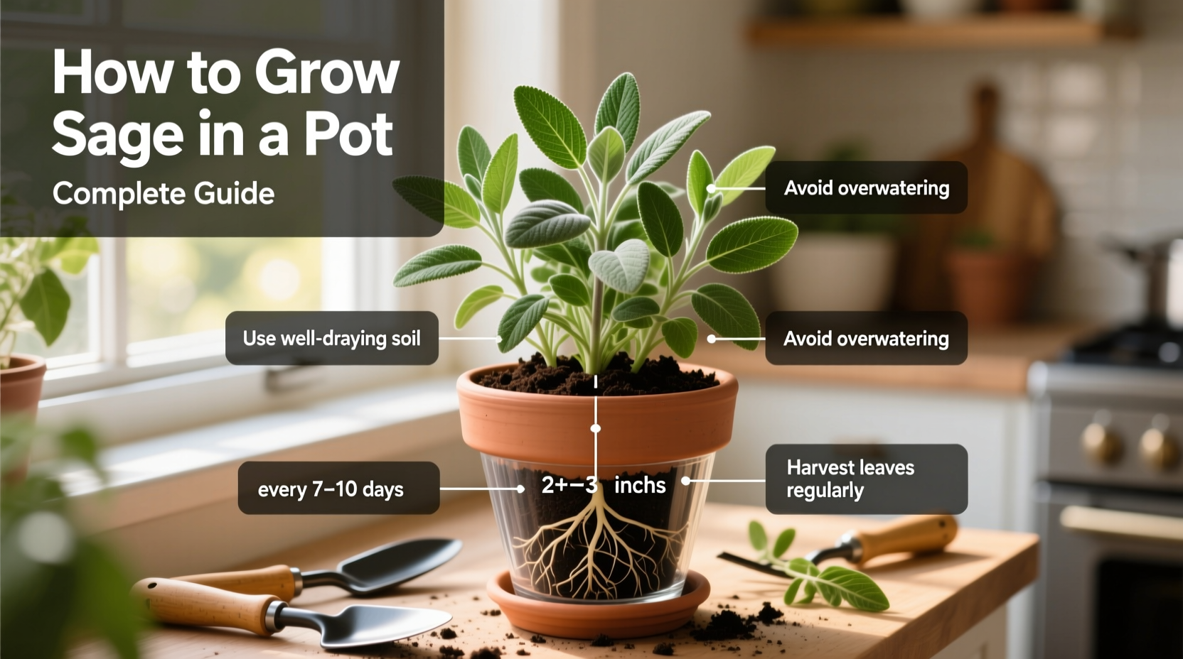 How to Grow Sage in a Pot: Complete Guide