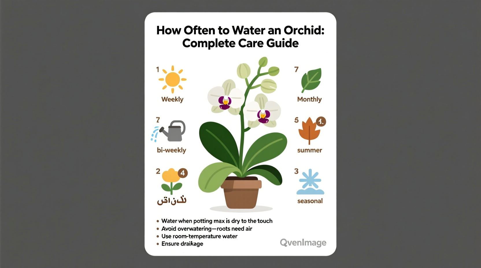 How Often to Water an Orchid: Complete Care Guide