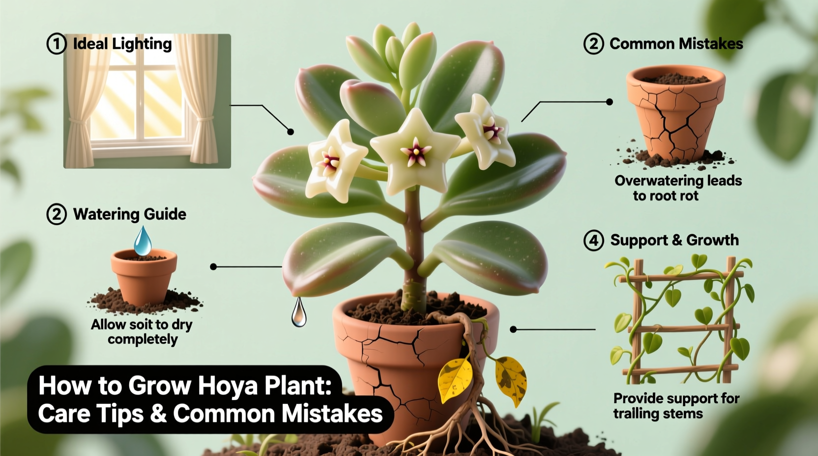 How to Grow Hoya Plant: Care Tips & Common Mistakes