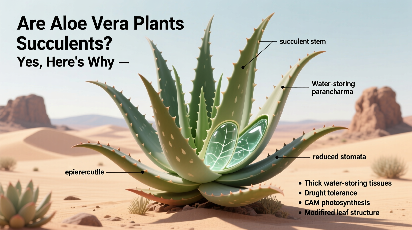 Are Aloe Vera Plants Succulents? Yes, Here's Why