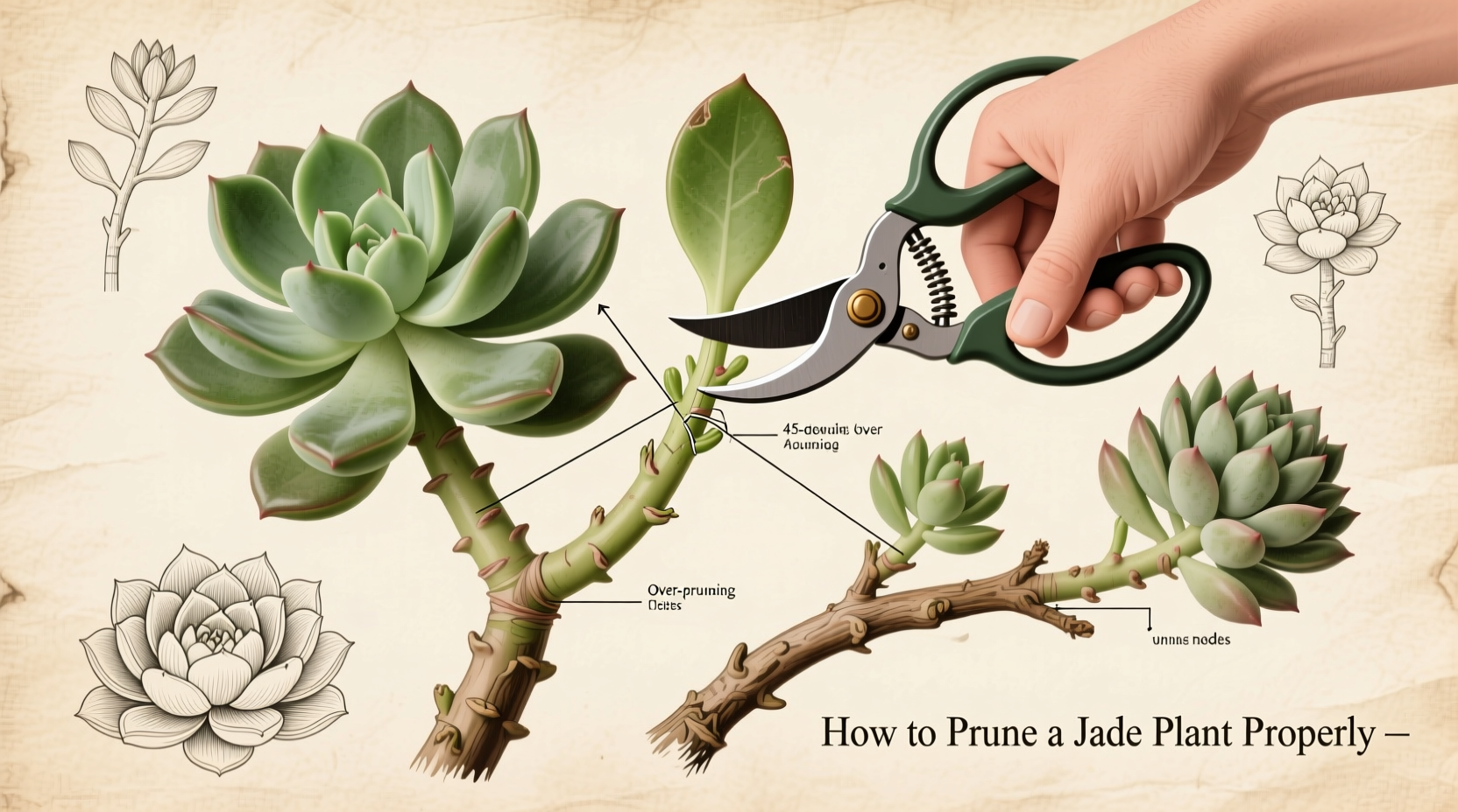 How to Prune a Jade Plant Properly