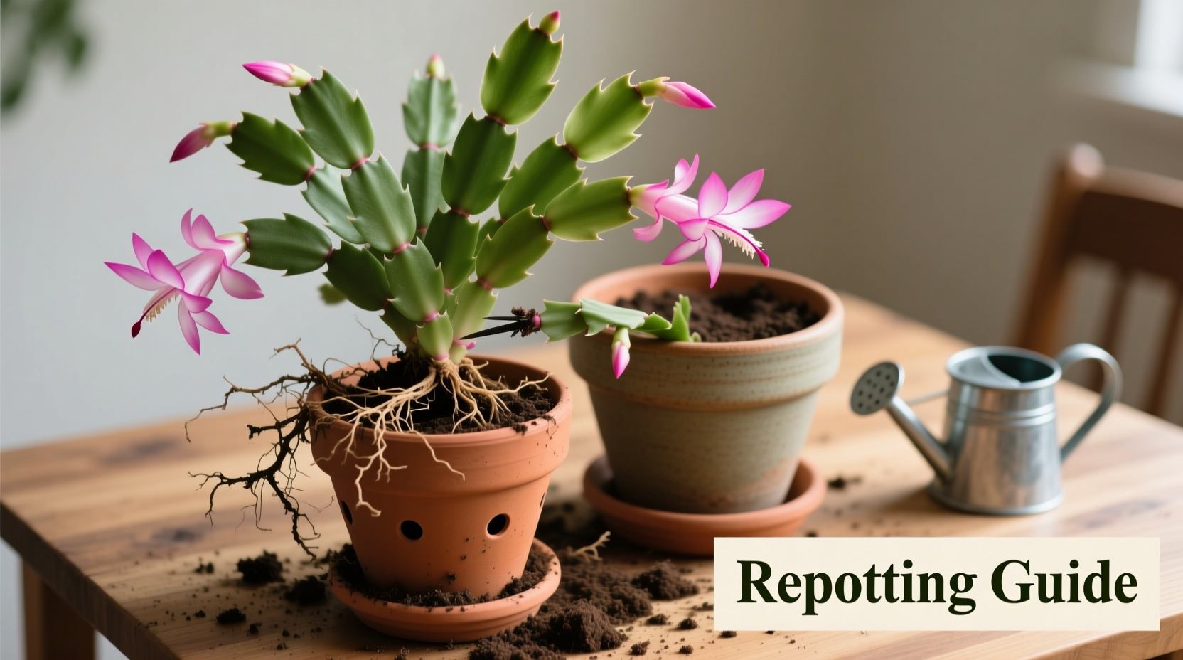 How to Repot a Christmas Cactus Plant